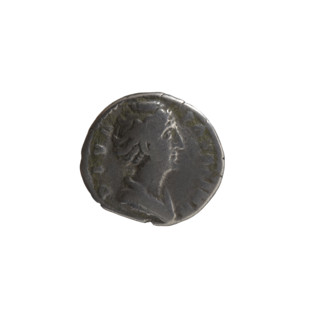 Denarius, posthumous issue of Faustina the Elder (98–141; Roman empress 138–141); issuer Antoninus