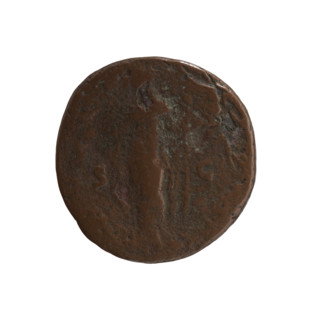 Dupondius, Faustina the Elder (98–141; Roman empress 138–141) (posthumous), issuer Antoninus Pius