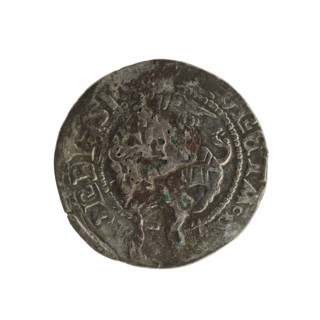 Lithuanian half-grosz, Sigismund I the Old (King of Poland; 1506–1548). Silver coin (half-grosz),