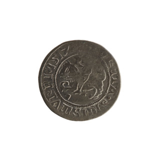 Lithuanian half-grosz, Sigismund I the Old (King of Poland; 1506–1548). 1517. Obverse: Pogon