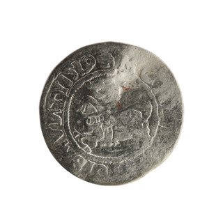 Lithuanian half-grosz, Sigismund I the Old (king of Poland; 1506–1548). Polish coin (Jagiellon