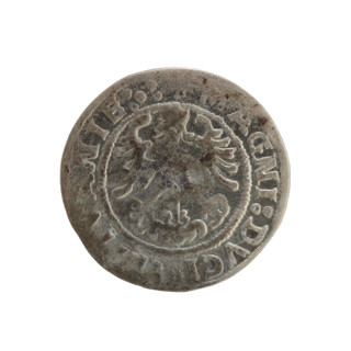 Lithuanian half-grosz (half grosz), Sigismund I the Old (King of Poland, 1506–1548). Polish coin of