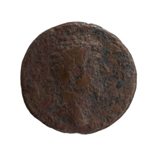 Dupondius/as of Marcus Aurelius (121–180; Roman emperor 161–180), issuer Lucius Verus (130–169).