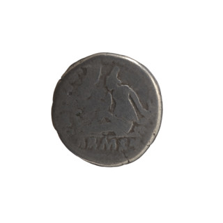 Denarius, Marcus Aurelius (121–180; Roman emperor 161–180), obverse: head of Marcus Aurelius with