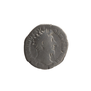 Denarius, Marcus Aurelius (121–180; Roman emperor 161–180). Obverse: Head of Marcus Aurelius with