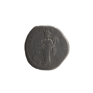 Denarius, Marcus Aurelius (121–180; Roman emperor 161–180), issuer; obverse: head of Marcus