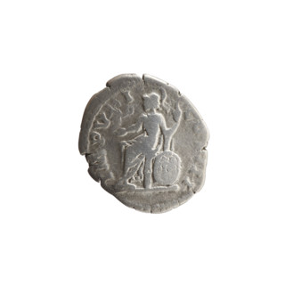 Denarius, Marcus Aurelius (121–180; Roman emperor 161–180), 171–172. Obverse: Head of Marcus