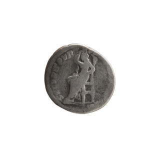 Denarius of Marcus Aurelius (121–180; Roman emperor 161–180), 175–176. Obverse: Head of Marcus