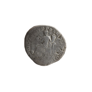 Denarius, Marcus Aurelius (121–180; Roman emperor 161–180), issuer. Obverse: Head of Marcus