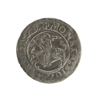Lithuanian half-grosz, Sigismund I the Old (king of Poland; 1506–1548), 1521. Silver coin