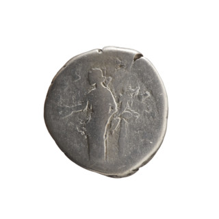 Denarius, Faustina the Younger (ca. 130–176; Roman empress 161–176) (Augusta 147–161). Obverse: