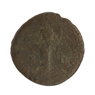 Sestertius, Antoninus Pius (86–161; Roman emperor 138–161), Faustina the Younger (ca. 130–176;