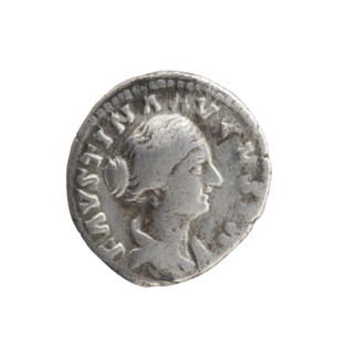 Denarius, Faustina the Younger (ca. 130–176; Roman empress 161–176), issuer Marcus Aurelius