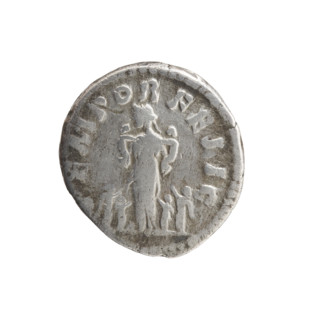 Denarius, Faustina the Younger (ca. 130–176; Roman empress 161–176), Marcus Aurelius (121–180;