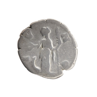 Denarius, Faustina the Younger (ca. 130–176; Roman empress 161–176), Marcus Aurelius (121–180;
