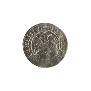 Lithuanian half-grosz, Sigismund I the Old (King of Poland; 1506–1548), R8 (rarity), Polish coin