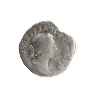 Denarius of Faustina the Younger (ca. 130–176; Roman empress 161–176), issuer Marcus Aurelius