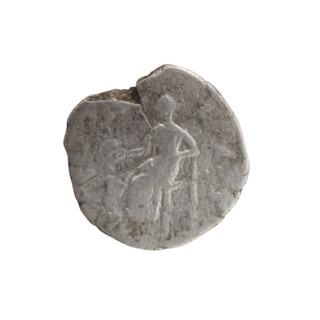 Denarius of Faustina the Younger (ca. 130–176), Roman empress (161–176). Obverse: Bust of Faustina