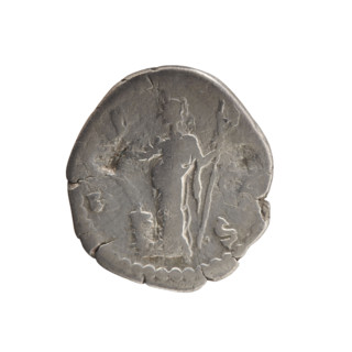 Denarius of Faustina the Younger (ca. 130–176), Roman empress 161–176; issuer Marcus Aurelius