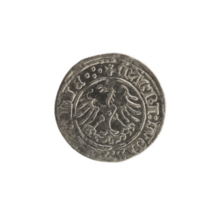Lithuanian half-grosz, Sigismund I the Old (King of Poland; reign 1506–1548), 1513. Silver coin