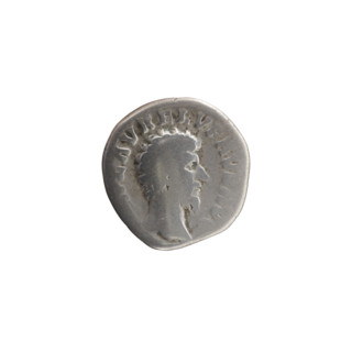 Denarius of Lucius Verus (130–169; Roman emperor 161–169), issuer Lucius Verus. Obverse: head of