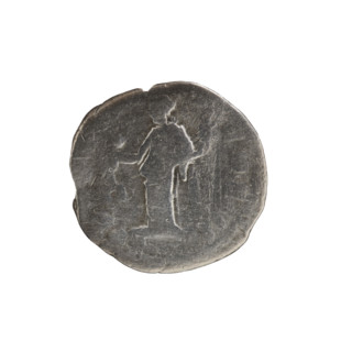 Denarius of Lucius Verus (130–169; Roman emperor 161–169), issuer: Lucius Verus. Obverse: Head of