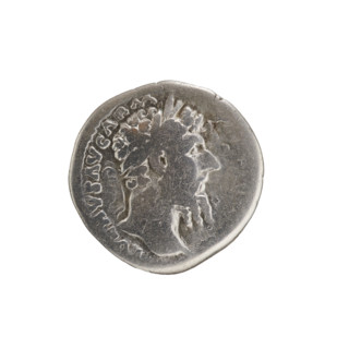 Denarius, Lucius Verus (130–169; Roman emperor 161–169), issuer: Lucius Verus. Obverse: Head of