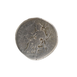 Denarius of Lucius Verus (130–169; Roman emperor 161–169), issuer: Lucius Verus. Obverse: head of