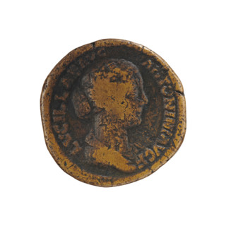 Sestertius of Lucius Verus (130–169; Roman emperor 161–169), issued for Lucilla (149–182; Roman