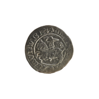 Lithuanian half-grosz, Sigismund I the Old (King of Poland; 1506–1548), 1513. Silver coin