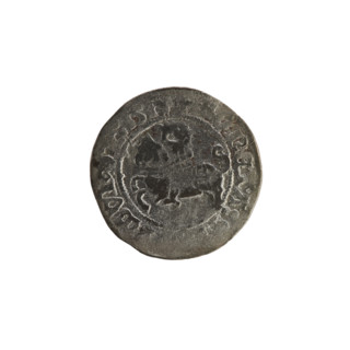 Lithuanian half-grosz (1514), Sigismund I the Old (King of Poland, 1506–1548). Silver coin (Grand