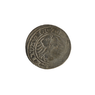 Lithuanian half-grosz, Sigismund I the Old (King of Poland; 1506–1548), 1515. Silver coin