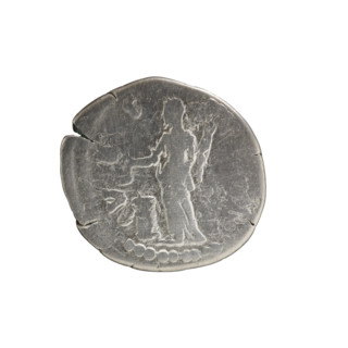 Denarius, Lucius Verus (130–169; Roman emperor 161–169) issuer; Lucilla (149–182; Roman empress
