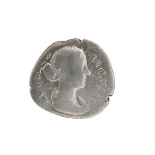 Denarius, Lucius Verus (130–169, Roman emperor 161–169) issuer; Lucilla (149–182/183, Roman empress