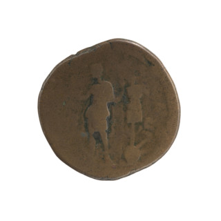 As/dupondius, Marcus Aurelius (121–180; Roman emperor 161–180), issuer; Commodus (161–192; Roman