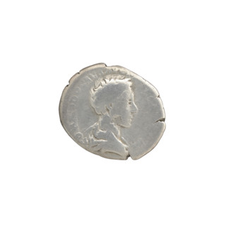 Denarius, Marcus Aurelius (121–180), issuer; Commodus (161–192), caesar 175–177. Obverse: Bust of