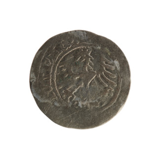 Lithuanian half-grosz, Sigismund I the Old (King of Poland; 1506–1548). Silver coin (half-grosz),