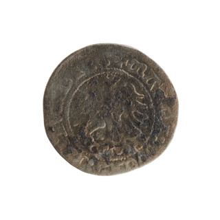 Lithuanian half-grosz, Sigismund I the Old (King of Poland; 1506–1548). Silver coin (half-grosz),