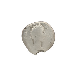 Denarius; Commodus (161–192 CE; Roman emperor 177–192) issuer; obverse: head of Commodus in laurel