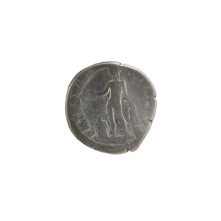 Denarius, Commodus (161–192; Roman emperor 177–192), issuer. Obverse: Head of Commodus in a laurel