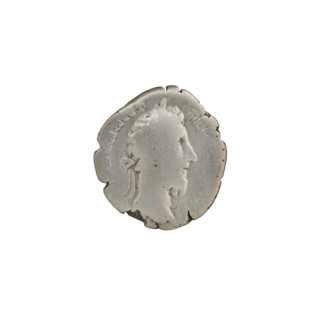 Denarius, Commodus (161–192; Roman emperor 177–192). Obverse: head of Commodus with laurel wreath