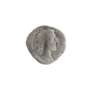 Denarius, Commodus (161–192; Roman emperor 177–192), issuer: Commodus. Obverse: Head of Commodus in