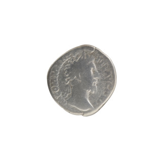 Denarius, Commodus (161–192; Roman Emperor 177–192) (issuer). Obverse: Head of Commodus in laurel