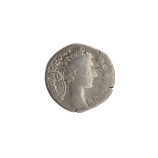 Denarius, Commodus (161–192), struck 179. Obverse: Head of Commodus in a laurel wreath facing