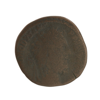 Sestertius of Commodus (161–192 CE), Roman emperor (reigned 177–192 CE); Roman Empire, Rome; coin.