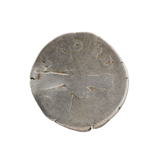 Denarius depicting Crispina (164–c.192), Roman empress (178–192) and Commodus (161–192), Roman