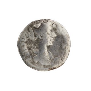 Denarius of Crispina (164–192?) and Commodus (161–192), Roman Empire, Rome, ca. 178–183. Obverse: