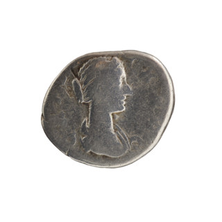 Denarius, Commodus (161–192; Roman emperor 177–192) — issuer; Crispina (164–192?; Roman empress
