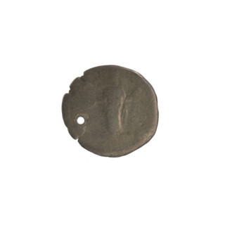 denarius (with hole), Crispina (164–192?; Roman empress 178–191), 180–183, Roman Empire (27