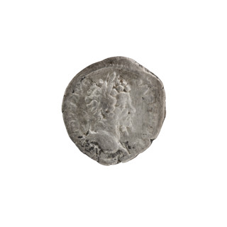 Denarius, Septimius Severus (Roman emperor; 146–211) — iconography: tripods. Obverse: SEVERVS AVG